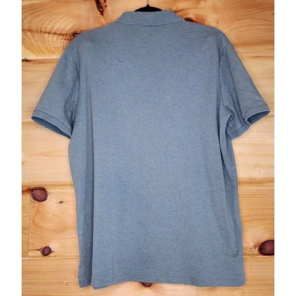 Ralph Lauren Polo Shirt Men's Medium Green Flesh Pony Short Sleeve Classic Fit - Picture 9 of 13